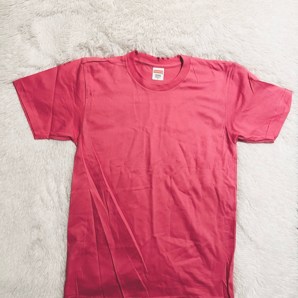 Supreme Blank Pre-Shrunk Cotton Men's T-Shirt - Picture 3 of 6